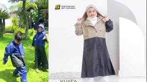 HOOFLA - KHAFA RAINKIDS - Setelan Jas Hujan Anak Laki-Laki Perempuan