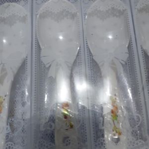 (50 PCS) Souvenir Pernikahan Centong Nasi Melamin Kemas Mika Motif Sovenir Suvenir Sopenir Khitan