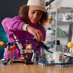 LEGO Creator 3in1 31142 Space Roller Coaster Building Toy Set (874 Pieces)