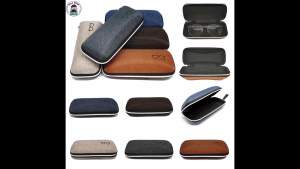 กล่องใส่แว่นตาฝาซิป 16.5 x 7 x 5 cm