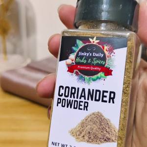 Coriander Powder 75g in Shaker Bottle by Jinkys Daily Herbs & Spices