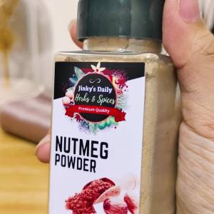 Nutmeg Powder 95g in Shaker Bottle by Jinkys Daily Herbs & Spices