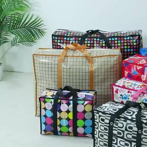 【⏰Wholesale Store】17 Styles Double Zipper Bag Thicken Eco Bag Versatile Strong and Durable Travel/Luggage/Sako Bag(Shipping Free)