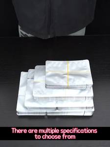 100pcs Pure aluminum foil high temperature food pouch vacuum pouch rice pouch chicken pouch egg roll pork pouch