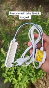 Lampu Mesin Jahit LED 20 Titik Lampu Jahit Magnet Putih Terang 20 Titik LED Model Belalai