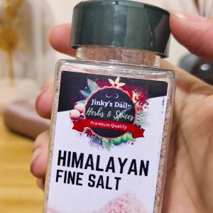 Himalayan Fine Salt 170g in Shaker Bottle by Jinkys Daily Herbs & Spices
