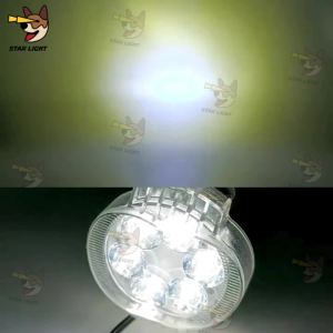 UNIVERSAL 6 LED MOTORCYCLE FOG LIGHT MOTORCYLE LIGHTINGS [STAR LIGHT]