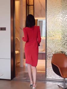 ZY.HT EraVogue Váy nữ Váy màu cam Váy kem Váy bó sát Váy cưới Váy cưới Váy cưới Váy cưới 10167