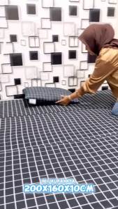 Kasur Busa Lipat 4 Ukuran 200 x 180 cm Tebal 5 | Matras Kasur Murah | Kasur Lantai Tebal