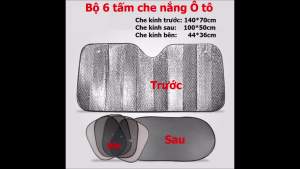 Bộ 6 tấm lưới che nắng Ô tô chống tia UV đạt chuẩn