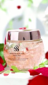 ( SBS ) Supreme Skin Flower Petals Sleeping Mask SSSKIN Shella Saukia Original Masker Malam SS SKIN