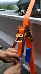 Tali Pengikat Barang di Motor / Rachet Tie Down Ratchet Tali Ikat Barang Mobil Truk Cargo Lashing Belt Ratchet Tie Down Set Tali pengikat Barang motor