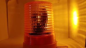 Lampu Putar/Warning Light/Rotary/Rotari 5 Inch 24V untuk Truck dan Container 24V 5 Inch Besar