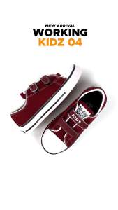 Working Sneakers For You: Sepatu Anak Sekolah SD Laki-Laki Code Kids-04 Size 31 - 35