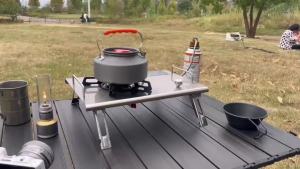 Desktop stove outdoor camping IGT table camping gas stove IGT table gas stove camping small gas stove dual-purpose stove