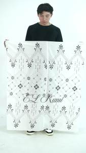 Sarung Batik Palekat El Rumi Terlaris Motif Balimun Putih Bisa COD