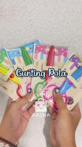 Gunting Gelombang Pola Gerigi Warna Berkualitas Alat Peralatan Plastik Pemotong Cut Karton Bufalo Paper Stainless Steel Plastic Prakarya Premium Serbaguna Perlengkapan Anak Sekolah Scissors Tajam Kertas DIY Alat Potong Craft Art Seni Shopping Arena Malang
