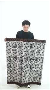 Sarung Batik Cap El Rumi Santri Kekinian Motif Wajik Boto Merah Bisa COD