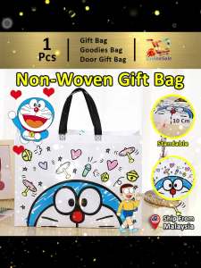 Doraemon Non Woven Beg White Gift Bag (144)
