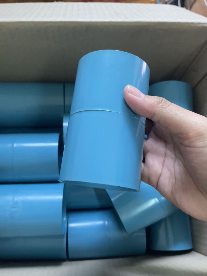 ต่อตรงบางเกษตร ต่อตรง ขนาด 2 นิ้ว ต่อตรงบางเกษตรพีวีซี 8.5mm. ใช้สวมท่อ PVC ฟ้า มาตรฐานทั่วไป พร้อมส่งจากโรงงาน