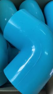 PVC 4 นิ้ว ยกลัง 17 ตัว ขนาด 90 องศา หมอนวา ฟ้า มาตรฐาน ทั่วไป พีวีซี พร้อมส่ง