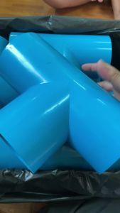 3 นิ้ว PVC สามทางหนา - สวมท่อ PVC ฟ้า มาตรฐานทั่วไป พร้อมส่ง