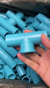 (ถูกมาก 1ตัว)สามทางเกลียวใน 90 องศา ขนาด 1/2 นิ้ว หรือ 4 หุน มาตรฐานทั่วไป ข้อต่อพีวีซี PVC พร้อมส่ง