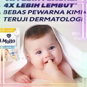 Molto Pure Soft Gentle Pelembut Extra Parfum All in One Morning Fresh Pink Sunshine