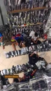 aa026 sepatu sneakers olahraga pria cowok cowo sekolah sport lari murah dewasa hitam putih
