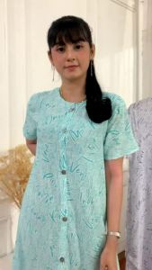 Daster 100ribu DAPET 3 DRESS WANITA DEWASA BUSUI KANCING DEPAN LD 110 RAYON MOTIF TERBARU DRESETERA
