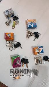 Kunci Laci Kait Tusuk Mekar Camlock Lemari Loker Drawer 12pcs HUBEN