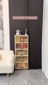 Multipurpose Foldable Storage Cabinet Large Capacity Stackable Foldable Storage Box