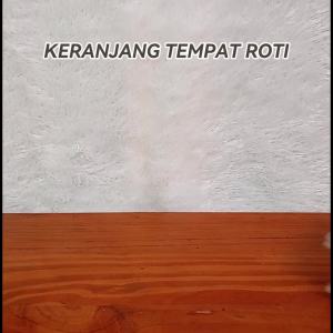KERANJANG ROTAN KOTAK ALAS KAYU Uk. 28x15x6 cm NATURAL Premium Quality