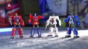 Plastic Deformation Toy Robot Shaped 2 IN 1 Ballpoint Pen Stationery Rleaxing Action Figure Pen Children Children Deformation Toy Creative Transformation Robot Figure Pen Robot Deformation Pen Kids Robot Model Toy Stationery Supplies