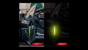 Stiker Pintu Mobil Reflektif & Peringatan Keselamatan Mata Kucing 28cm