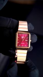 Jam Tangan Wanita Expedition EXP EX 6854 LDBRGRE Red Dial Rosegold Stainless Steel Strap