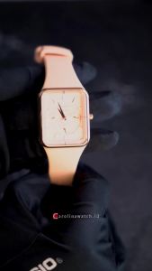 Jam Tangan Wanita Alexandre Christie Passion AC 2744 BFRRGRG Pink Pastel Dial Pink Pastel Rubber Strap