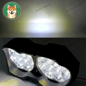 Universal 12 LED Pearls 2 in 1 Motorcycle Spotlight
