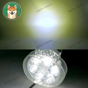 UNIVERSAL 6 LED MOTORCYCLE FOG LIGHT MOTORCYLE LIGHTINGS [PRETTY USEFUL]