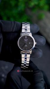 Jam Tangan Wanita Alexandre Christie Primo AC 1007 LDBSSBA Black Dial  Stainless Steel Strap