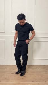 Celana Formal/Sopan Warna Hitam Cocok Untuk Bawahan Pakaian Kantor