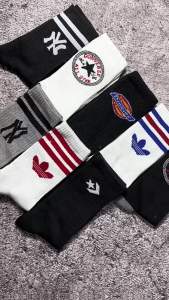 Lavasport Kaos Kaki Pria Wanita Dewasa Motif Dikies Panjang Sebetis