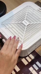เครื่องดูดฝุ่นเล็บ 120W อุปกรณ์ทำเล็บ รุ่นWL-007 เครื่องดูดฝุ่นทำเล็บ พัดลมดูดฝุ่นเล็บ ความเร็วหมุนของพลังดูด 1200 รอบต่อนาที มีระบบดูดเอาฝุ่นอย่างมีประสิทธิภาพ ใช้ได้ทั้งที่บ้านและร้าน มีขนาดเล็กและพกพาง่าย เครื่องดูดฝุ่นเล็บเจล ที่ดูดฝุ่นเล็บ nail dust