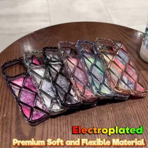 Luxury 3D Soft Electroplated Soft Silicone Slim Protective Case compatible for iphone case