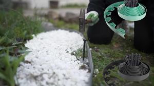 10m Garden Edging Border Grass Border No Dig Garden Lawn Edging Strip Border Traditional No-Dig Landscape Edging