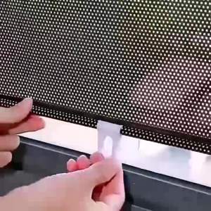 ม่านกันแดด ที่บังแดด ม่านม้วนอัตโนมัติ ง่ายต่อการพกพา ตัวจุ๊บมีพลังดูดที่แข็งแกร่ง ง่ายต่อการจัดเก็บ ม่านกันแดด ติดตั้ง ม่านกันแดด ราคา - Lazada