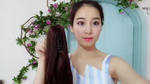 【COD&Spot goods】Long Curly Claw Ponytail Synthetic Long Curly Hair Wig Hair Extensions Straight Hair Pony Tail Hairpiece Wigs Fashion Women