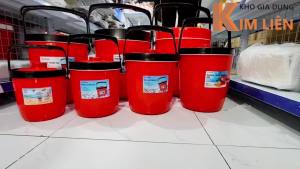 Phích thùng đá tròn nhựa VIỆT NHẬT - Giữ nhiệt nóng lạnh đựng nước ủ cơm canh sữa chua 3903/28