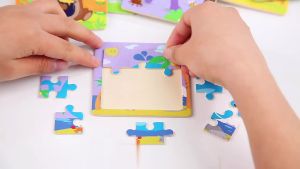 Bunda Choice-M167 Mainan Edukasi Puzzle Anak Karakter Hewan & Kendaraan