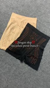 Onefashionmall Celana Dalam Korset Boxer Pinggang Tinggi Pelangsing Perut Wanita Slimming Pants CD Pengecil Paha KR003